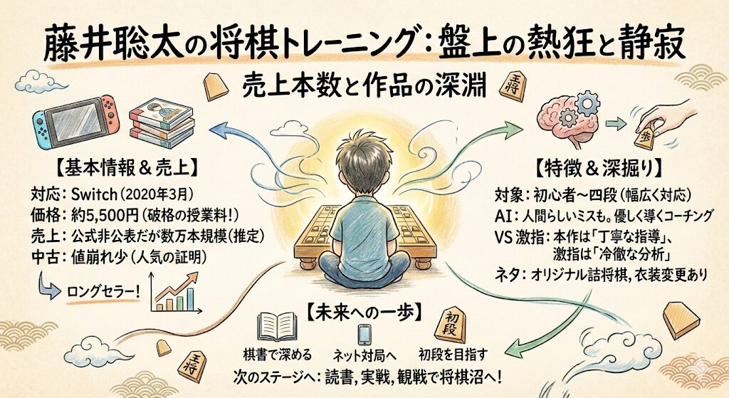 藤井聡太の将棋トレーニング売上本数｜盤上に響く静寂と熱狂