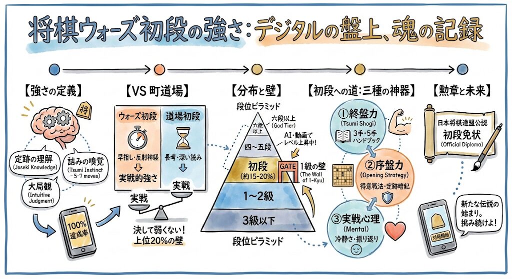 将棋ウォーズ初段の強さ。画面の向こうに響く、孤独な魂の鼓動と熱