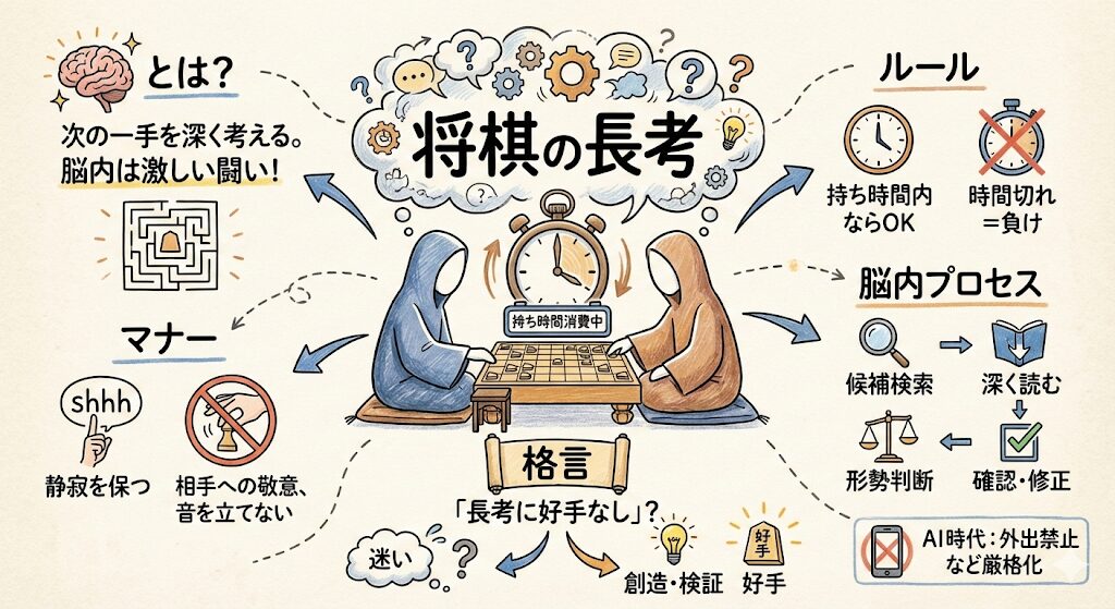 将棋の長考、その深き静寂。盤上で一手に命を燃やす棋士の物語