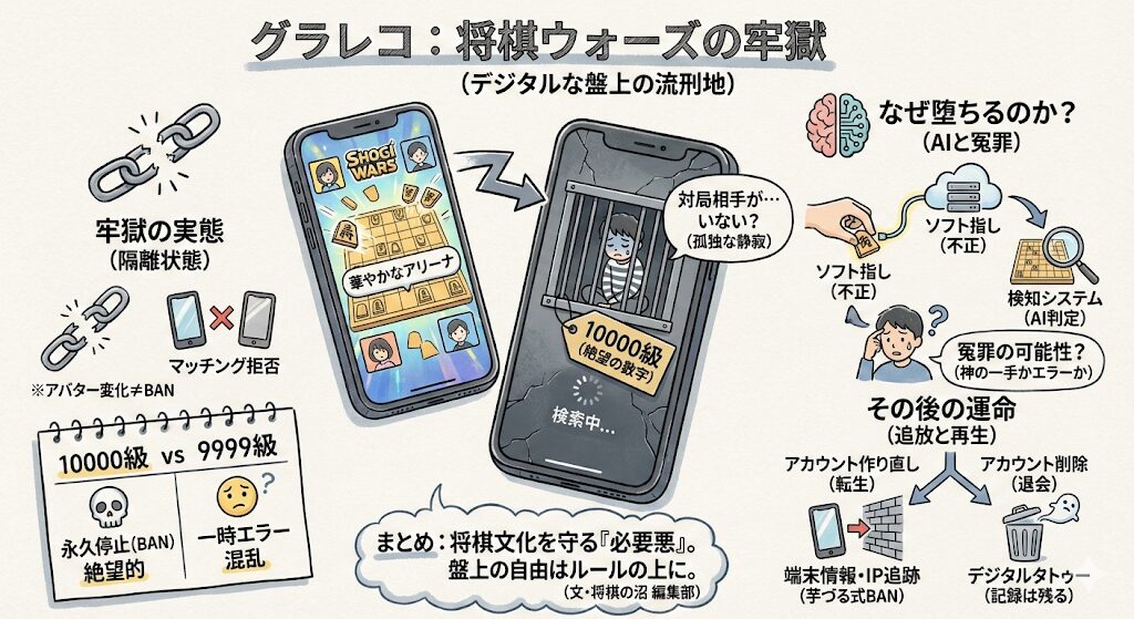 将棋ウォーズ牢獄、響かない駒音と指先に残る10000級の孤独