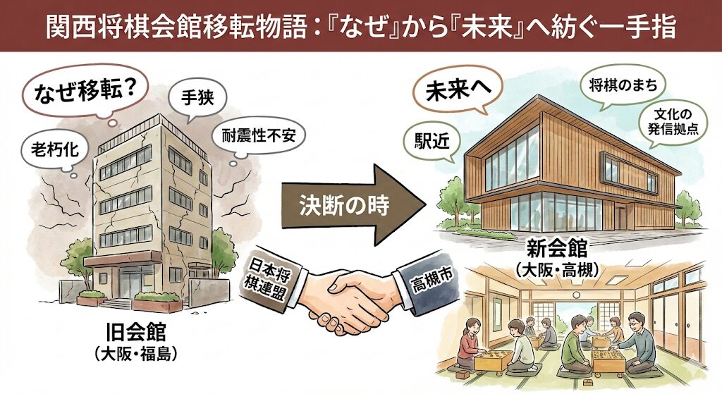 関西将棋会館移転はなぜ？駒音が告げる惜別と高槻で紡ぐ未来の物語