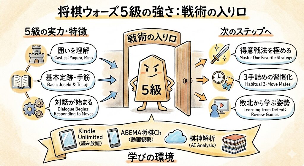 将棋ウォーズ5級の強さはすごい？勝てない理由と突破の衝撃的真実