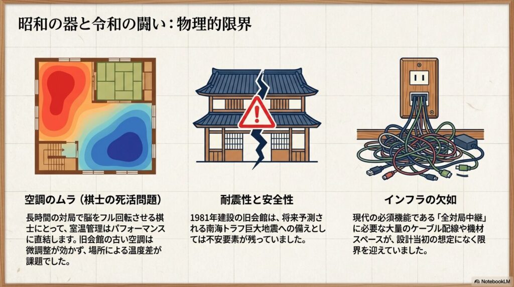 老朽化だけが移転の理由ではない