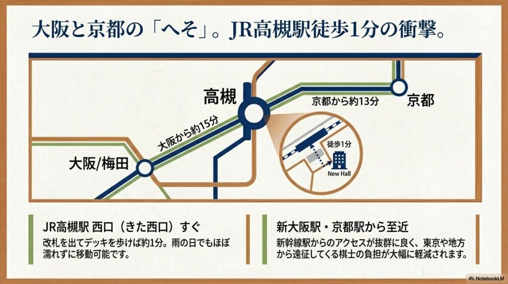 高槻新会館へのアクセスと利便性