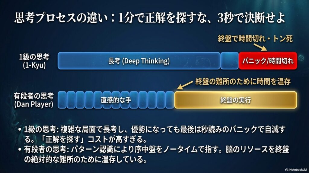 初段との決定的な違いは早指し力