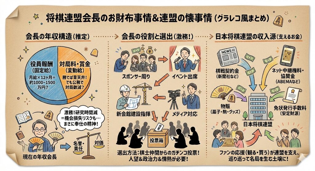 将棋連盟会長の報酬・年収は?羽生善治の給料とリアルな懐事情
