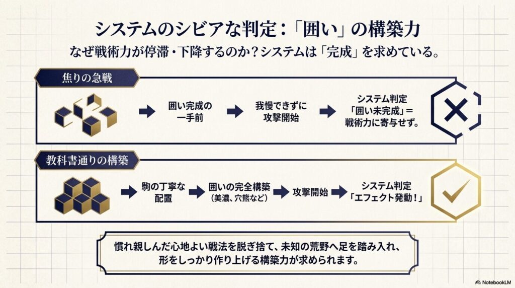 「囲い」を完成させてから戦う