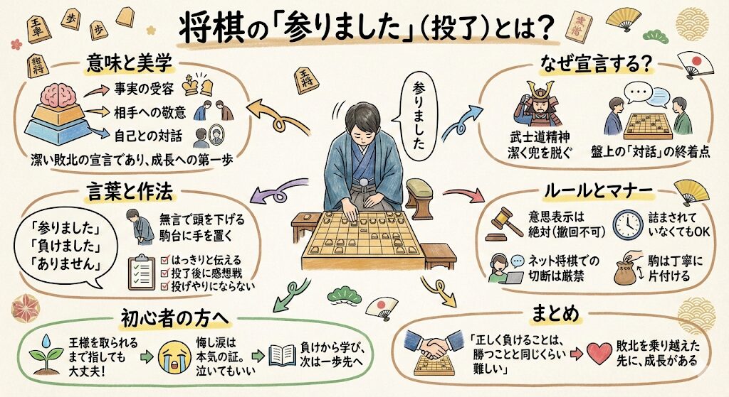 将棋参りましたとは?敗北を認める潔さと美学の正体