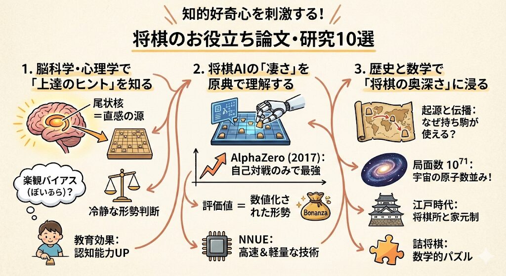 将棋がもっと面白くなる!科学と歴史の「お役立ち論文・資料」
