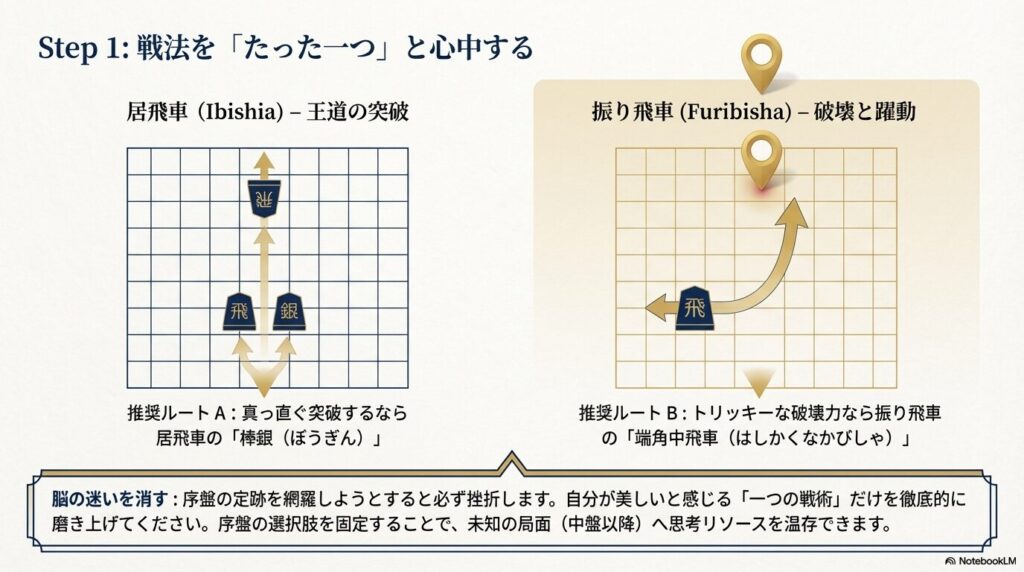 将棋の居飛車と振り飛車の戦法ルート