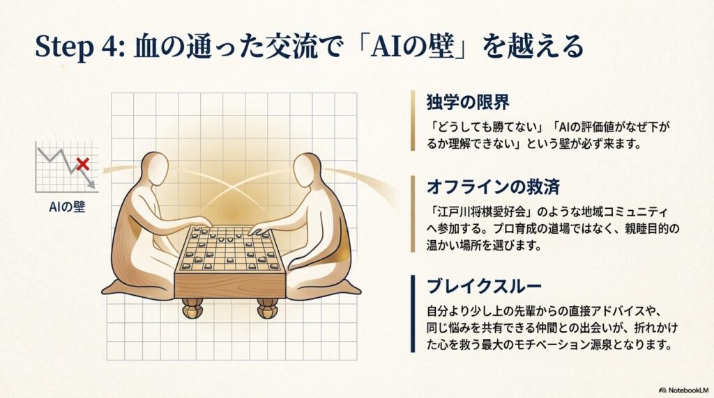 対面での将棋対局による血の通った交流とAIの壁の克服